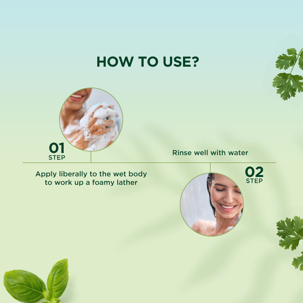 Biotique Basil & Parsley Revitalizing Body Wash, 200ml - Image 7 - Buy from Indicrest
