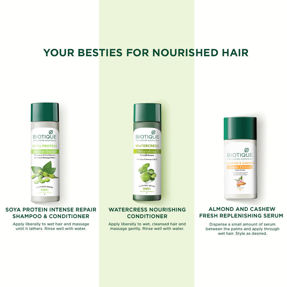 Biotique Watercress Nourishing Conditioner, 180ml - Image 8 - Buy from Indicrest