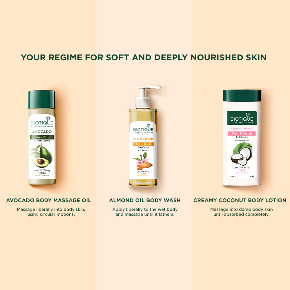 Biotique Creamy Coconut Deep Nourish Body Lotion, 300ml - Image 8 - Buy from Indicrest