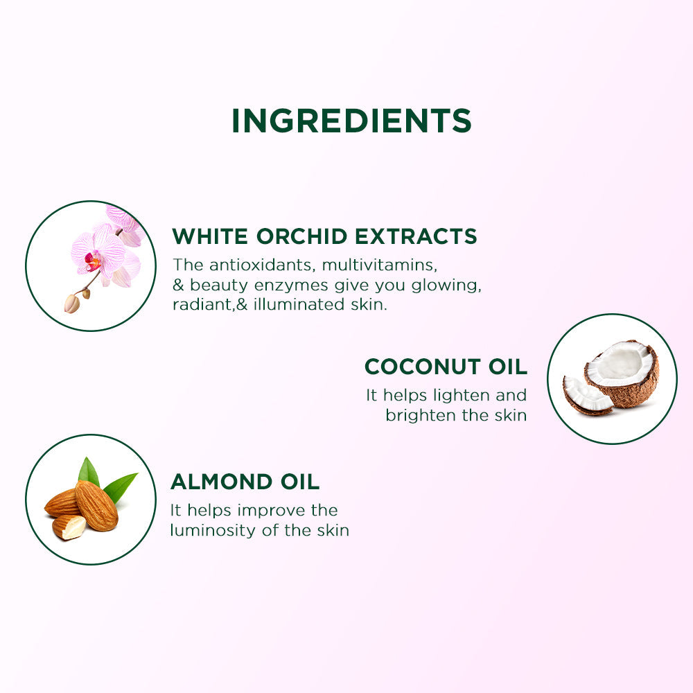 Biotique White Orchid Brightening Body Lotion For Extra Brightening & Radiance, 400ml - Image 4 - Buy from Indicrest