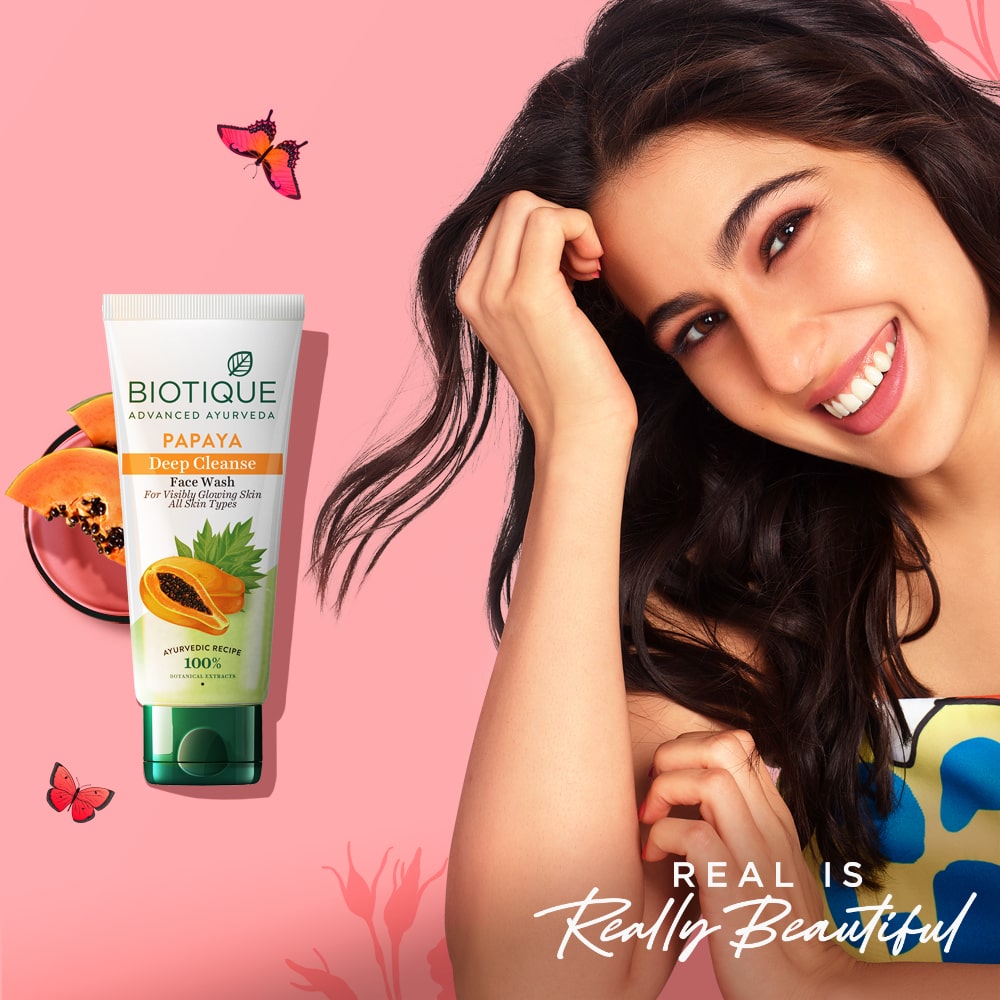 Biotique Papaya Deep Cleanse Face Wash, 300ml - Image 3 - Buy from Indicrest