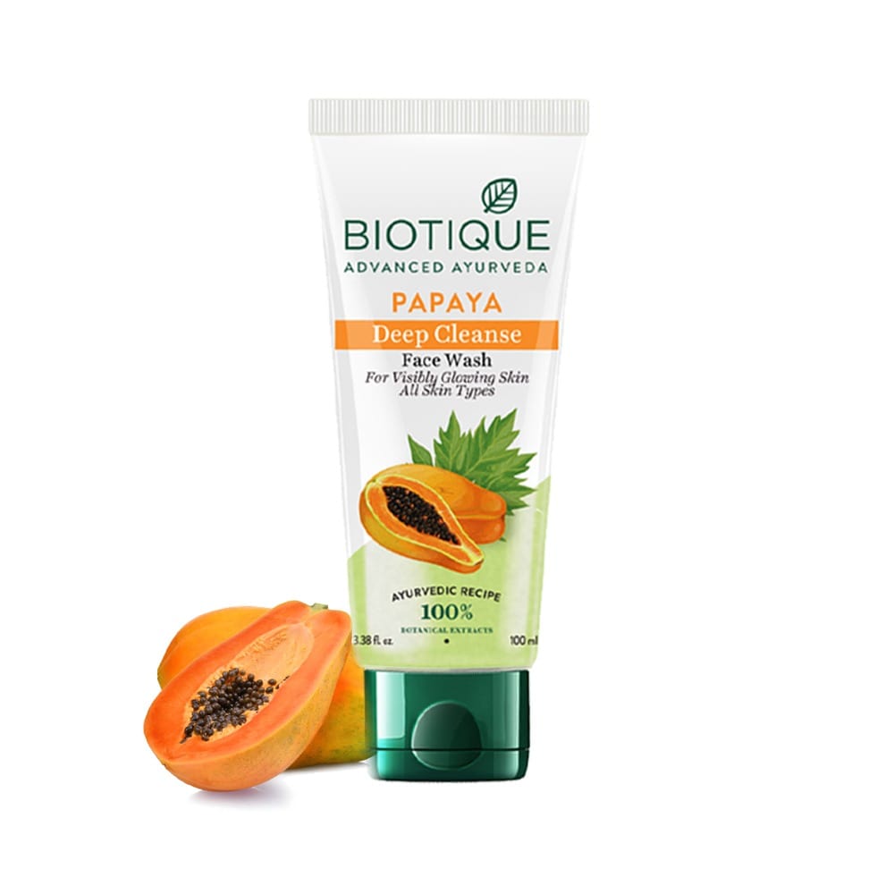 Biotique Papaya Deep Cleanse Face Wash, 150ml - Buy from Indicrest