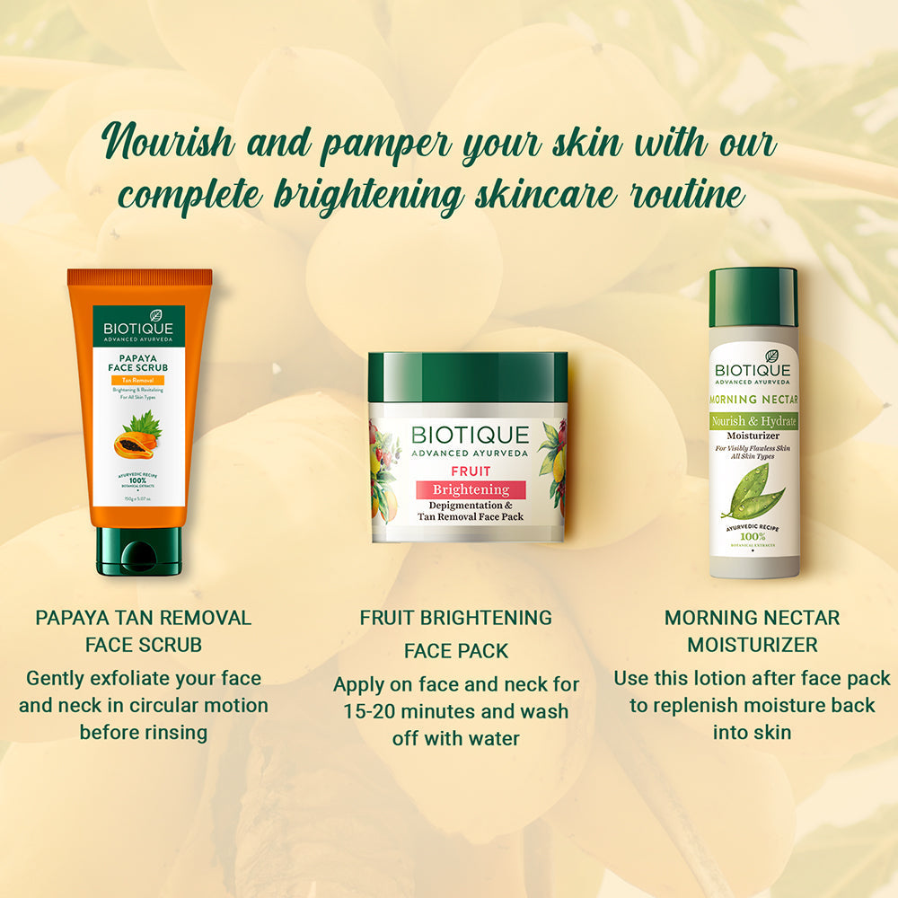 Biotique Papaya Tan Removal Brightening & Revitalizing Face Scrub, 150g - Image 6 - Buy from Indicrest