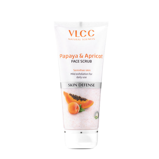 VLCC Papaya and Apricot Face Scrub - 80 g - Buy from Indicrest