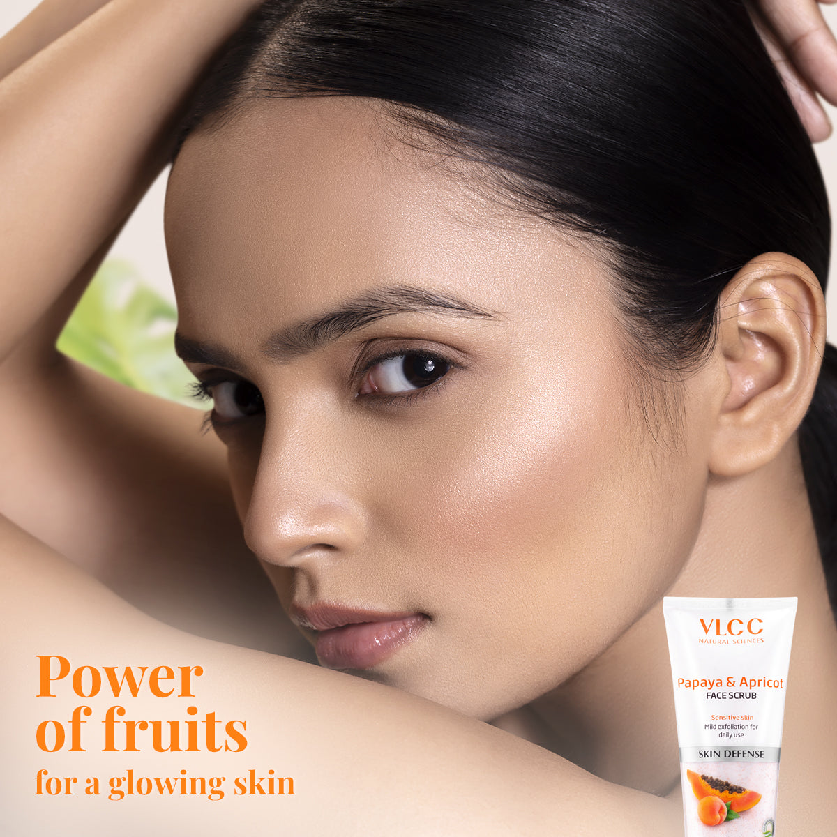VLCC Papaya and Apricot Face Scrub - 80 g - Image 5 - Buy from Indicrest