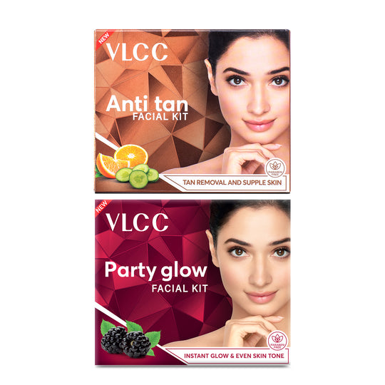 VLCC Party Glow and Anti Tan Single Facial Kit - Buy from Indicrest