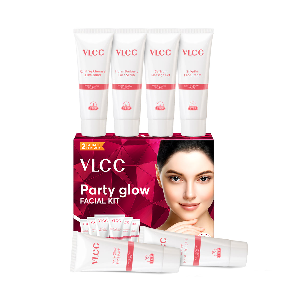 VLCC Party Glow Facial Kit - 60 g - Image 3 - Buy from Indicrest