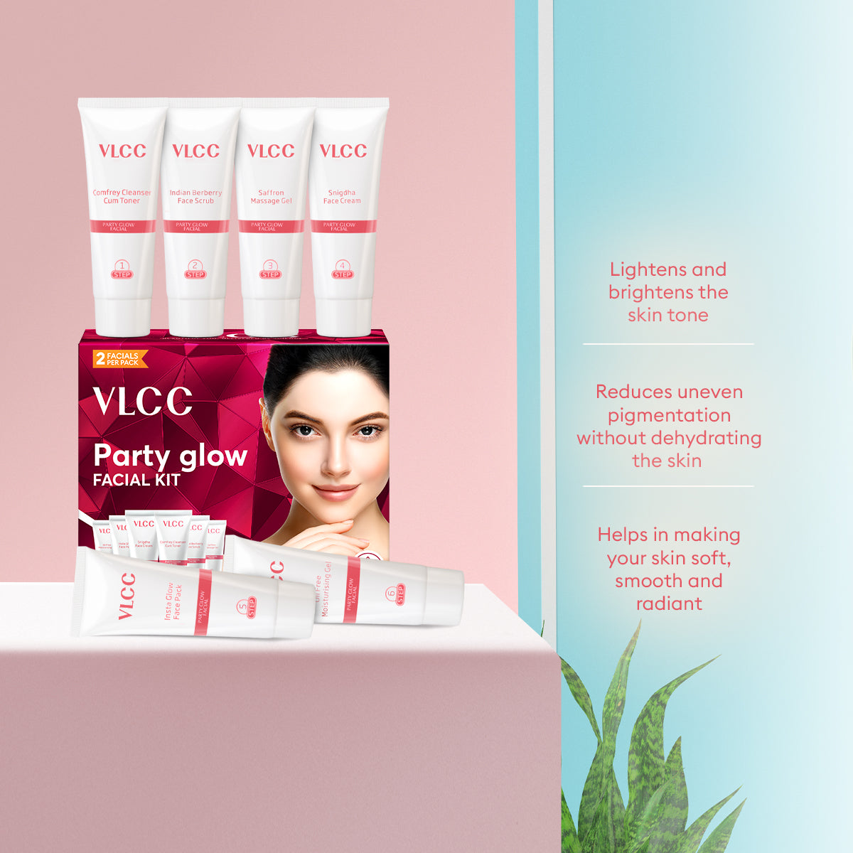 VLCC Party Glow Facial Kit - 60 g - Image 4 - Buy from Indicrest