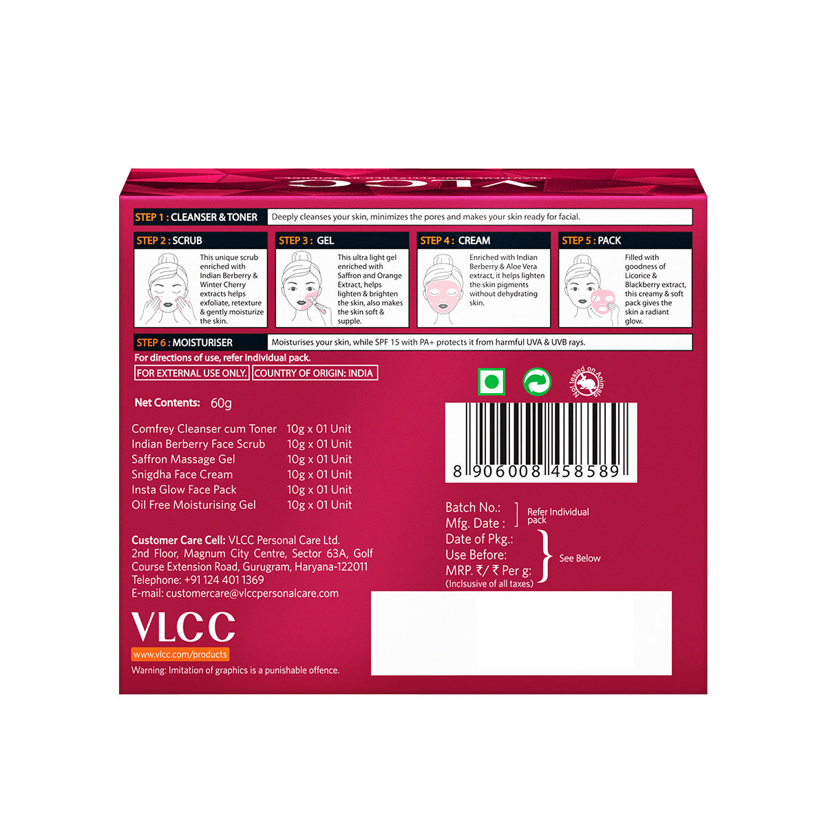 VLCC Party Glow Facial Kit - 60 g - Image 8 - Buy from Indicrest