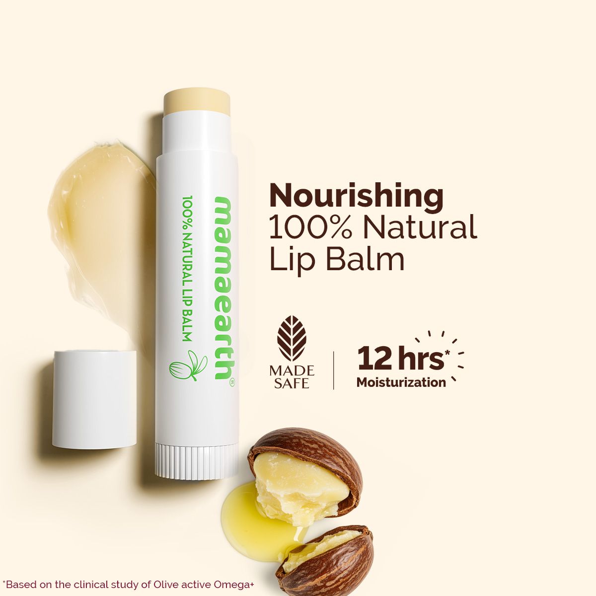 Mamaearth Nourishing 100% Natural Lip Balm with Shea Butter & Vitamin E, 4g - Image 12 - Buy from Indicrest