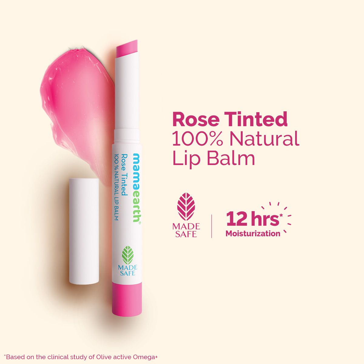 Mamaearth Rose Tinted 100% Natural Lip Balm with Rose Oil and Castor Oil for 12 hrs Moisturized Lips, 2g - Image 7 - Buy from Indicrest
