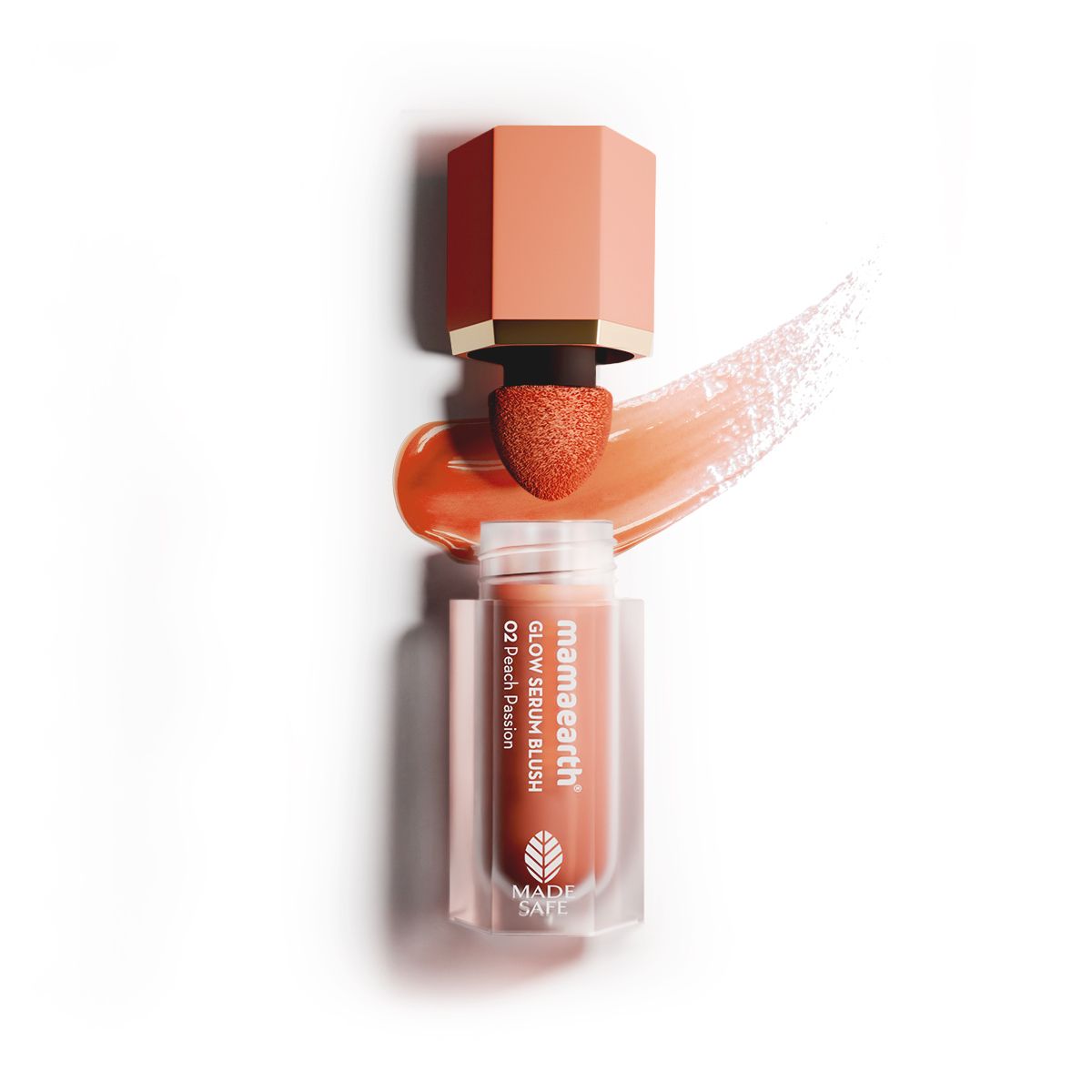 Mamaearth Glow Serum Blush with Vitamin C & Peach Extract, 5ml, Peach Passion - Buy from Indicrest