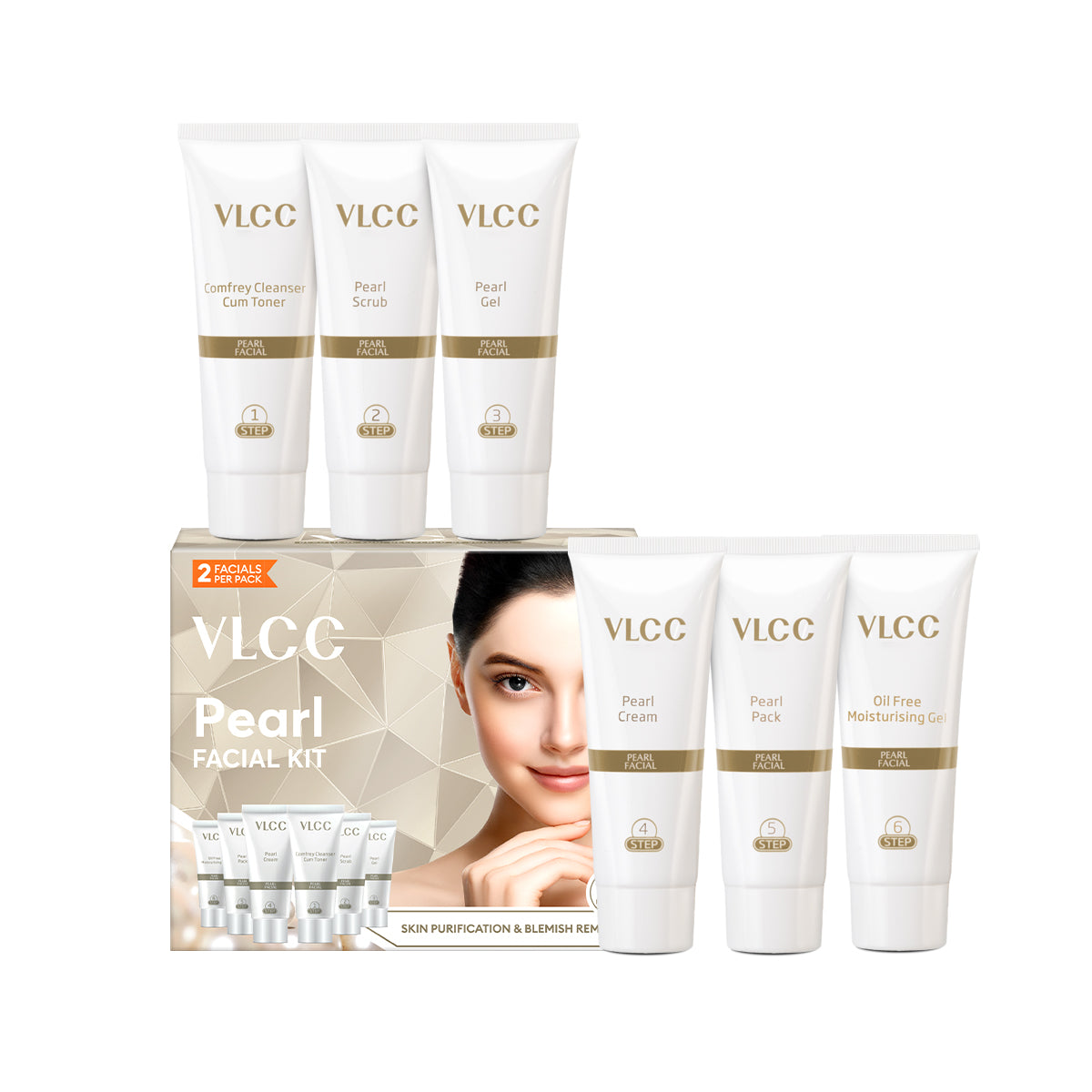 VLCC Pearl Single Facial Kit - 60 g - Image 3 - Buy from Indicrest