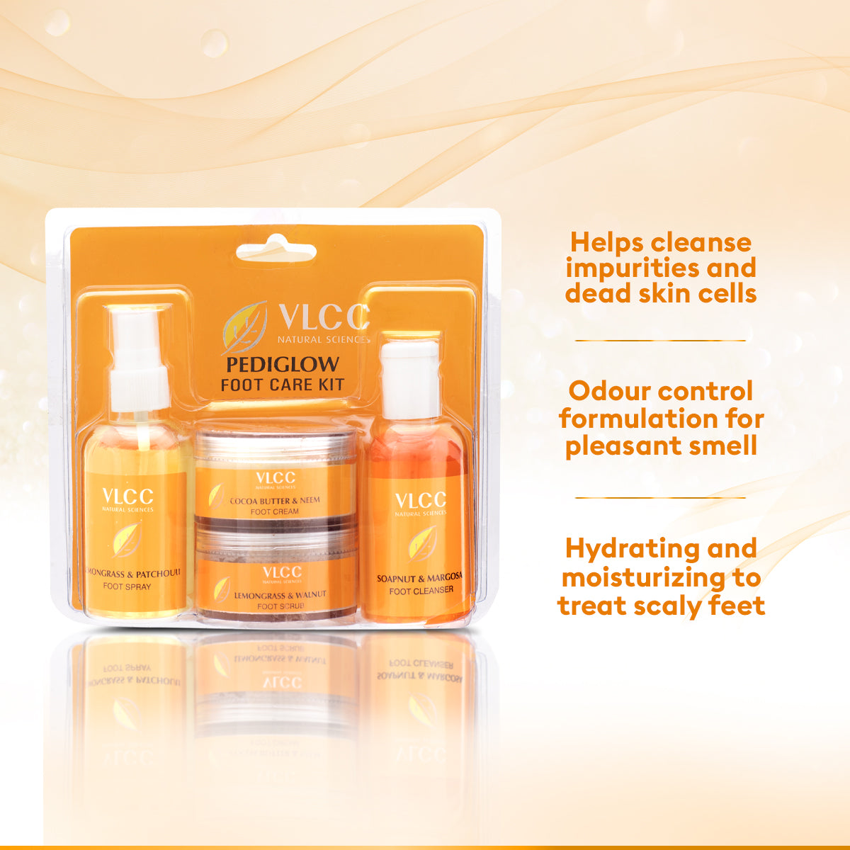 VLCC Pedi Glow Foot Care Kit - 300 g - Image 3 - Buy from Indicrest