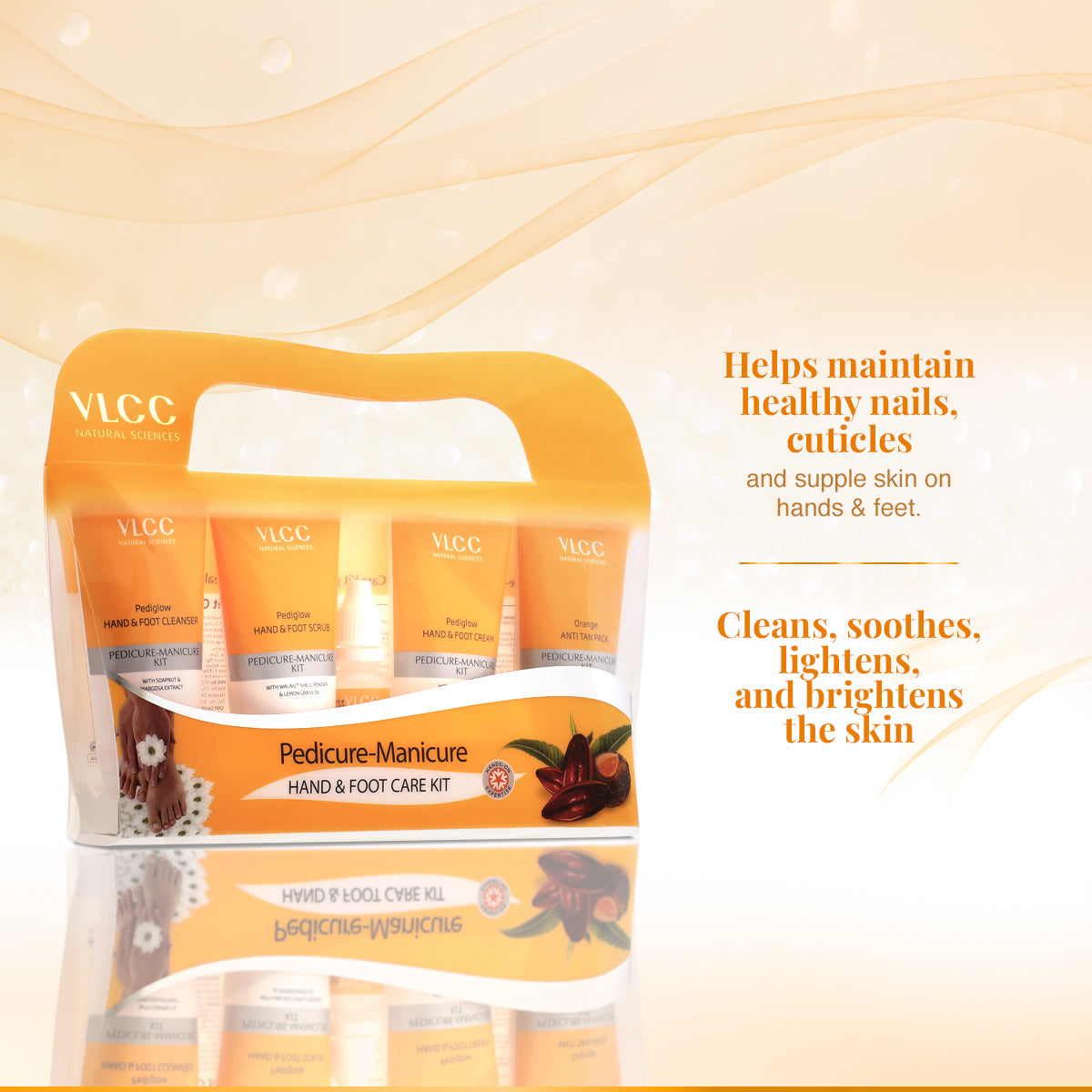 VLCC Pedicure-Manicure Hand and Foot Kit - 210 g - Image 2 - Buy from Indicrest