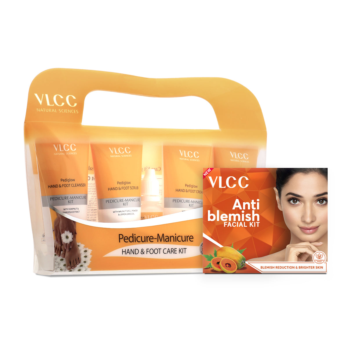 VLCC Anti Blemish Single Facial Kit and Pedicure Manicure Kit Combo - Buy from Indicrest