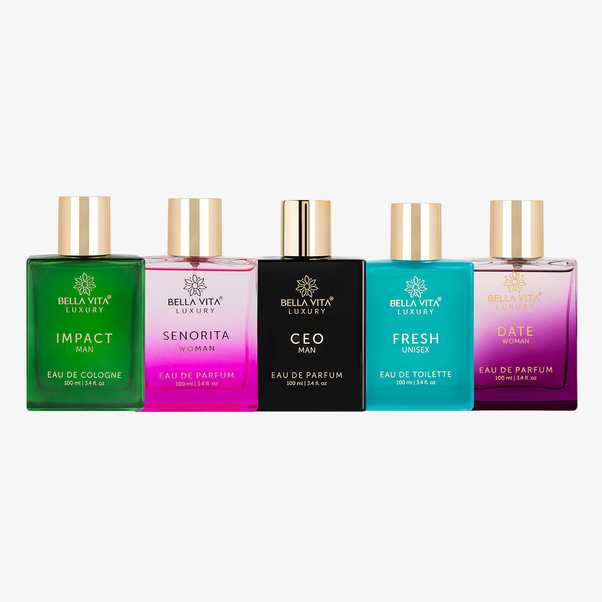 Refreshing You Perfume Combo - 5 x 100ml - Indicrest