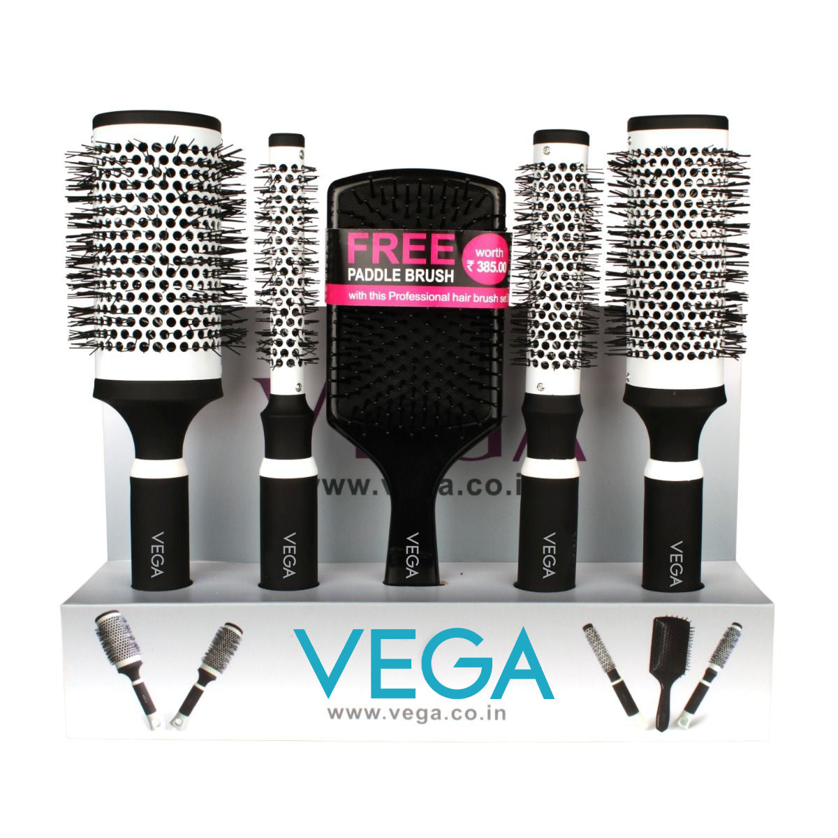 Vega Professional Hair Brushes Set - PHBS-01