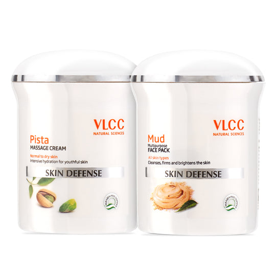 VLCC Pista Massage Cream and Mud Face Pack - Buy from Indicrest
