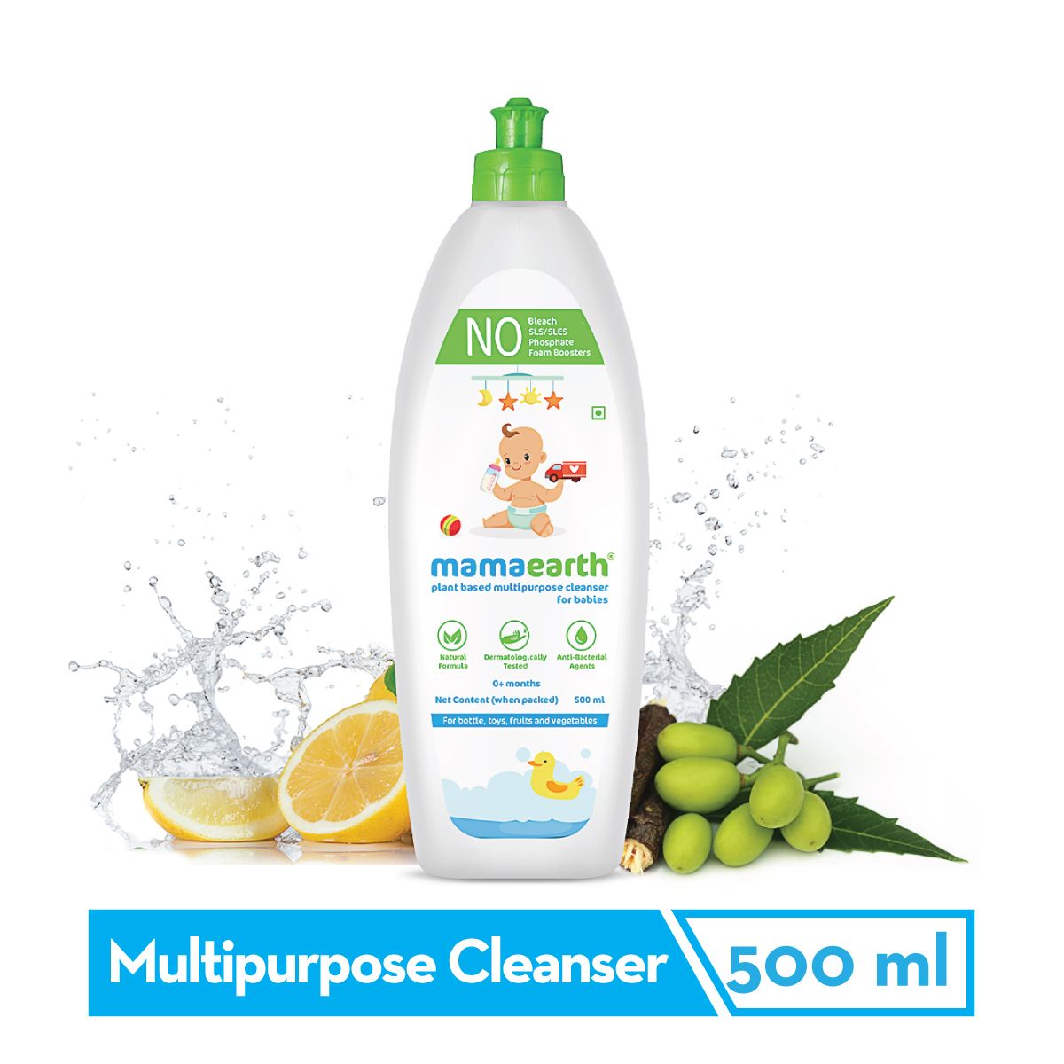 Mamaearth Plant-Based Multipurpose Cleanser for Babies, 500ml - Image 2 - Buy from Indicrest