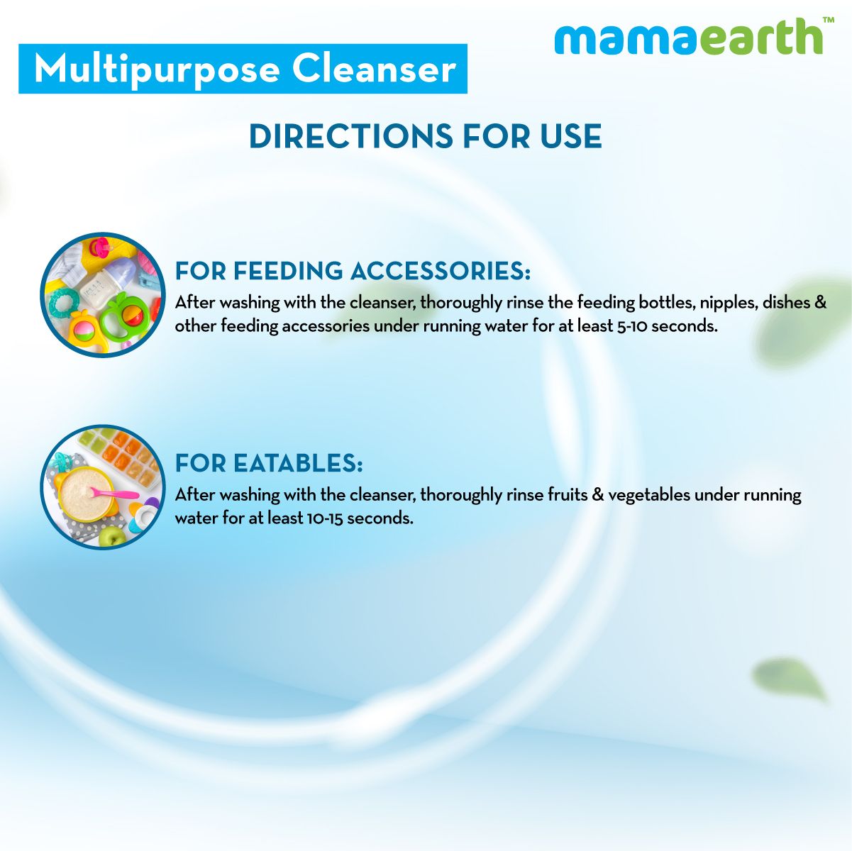 Mamaearth Plant-Based Multipurpose Cleanser for Babies, 500ml - Image 7 - Buy from Indicrest