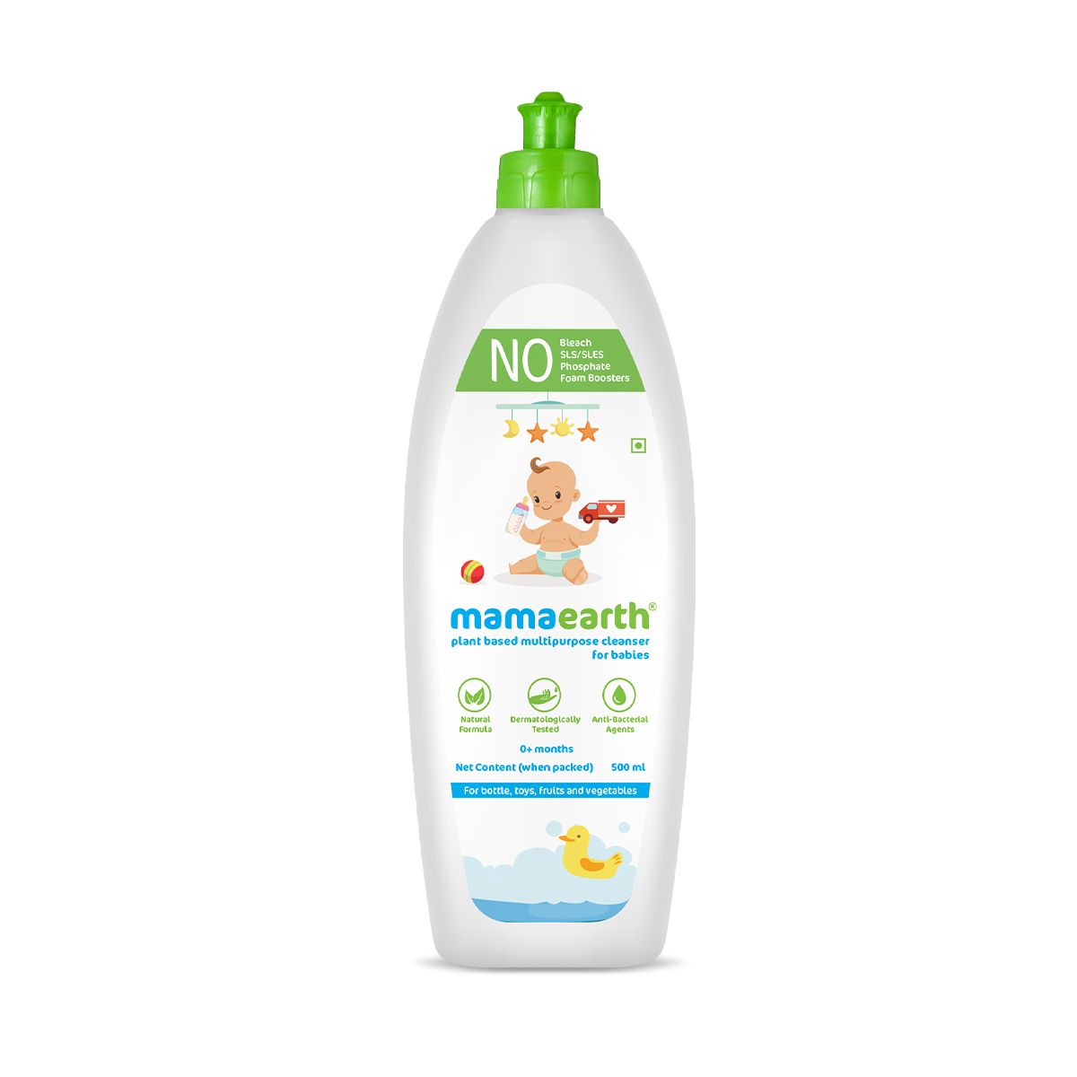 Mamaearth Plant-Based Multipurpose Cleanser for Babies, 500ml - Image 8 - Buy from Indicrest