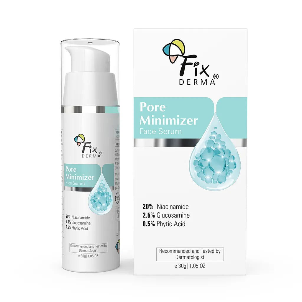 Fixderma Pore Minimizer Face Serum | 20% Niacinamide for Minimizing Enlarged Pores Over Time, 30g - Image 8 - Buy from Indicrest