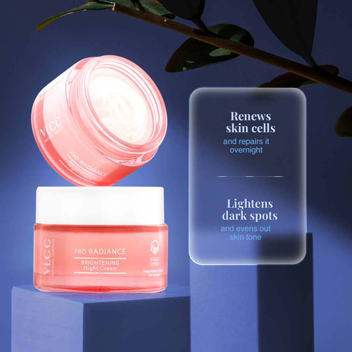 VLCC Pro Radiance Skin Brightening Night Cream Deeply Hydrate and Repair Skin Overnight - 50 g - Image 4 - Buy from Indicrest
