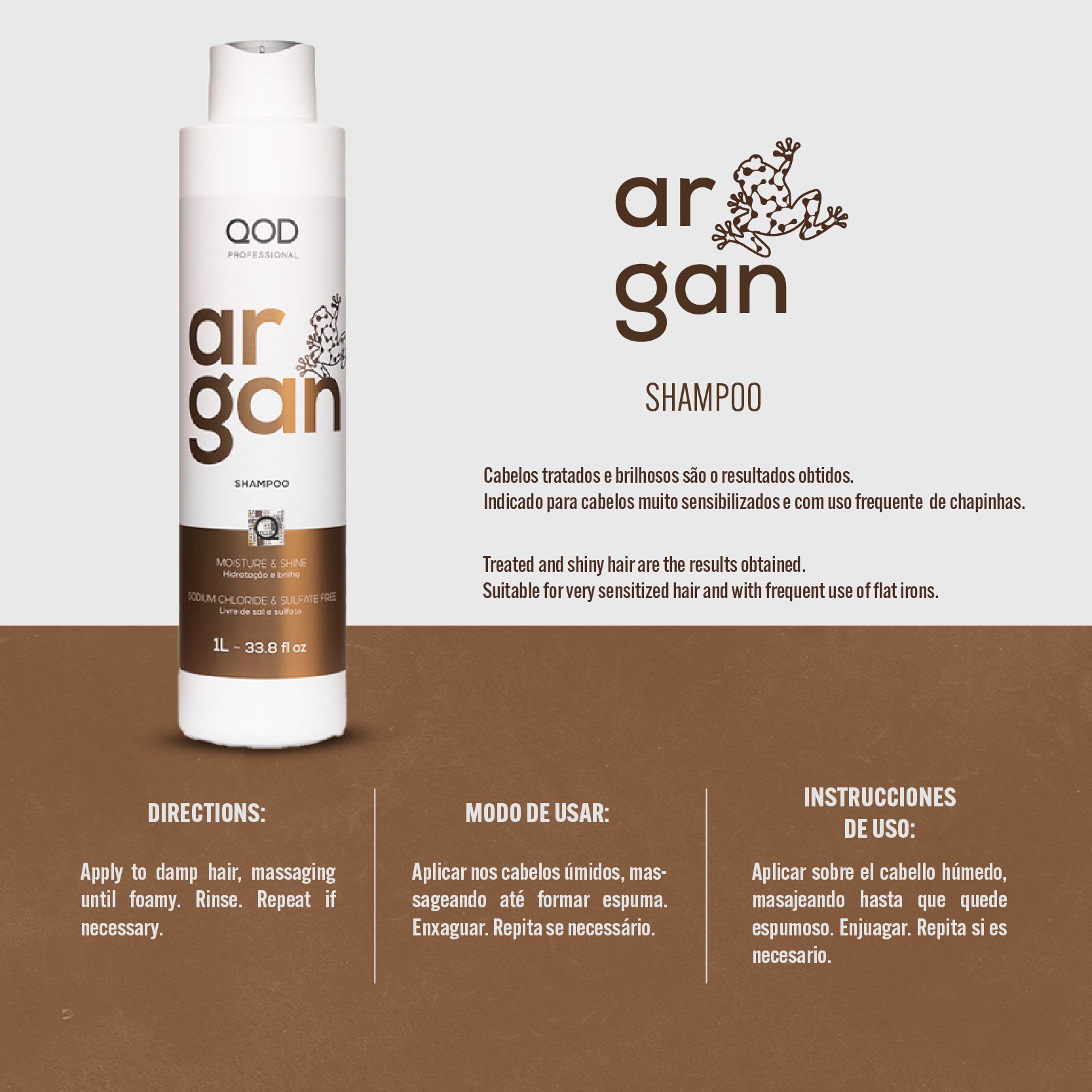 qod argan shampoo 1000ml