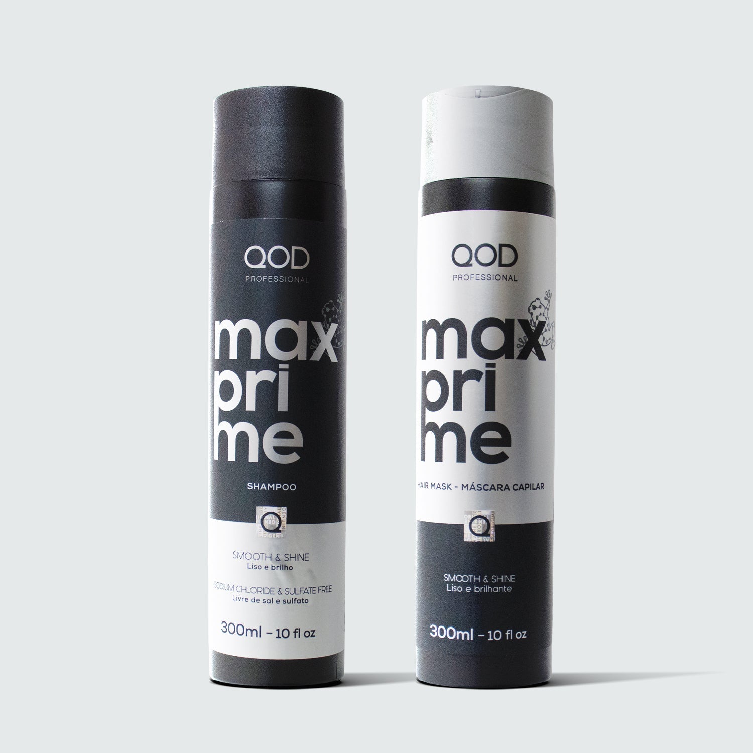 qod max prime shampoo and mask