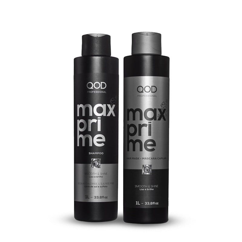 QOD Max Prime Shampoo & Mask 1000ml– Combo