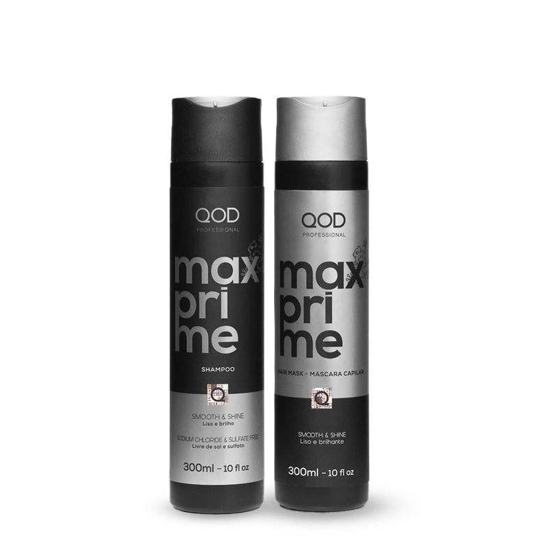 QOD Max Prime Shampoo & Mask, 300ml- Combo