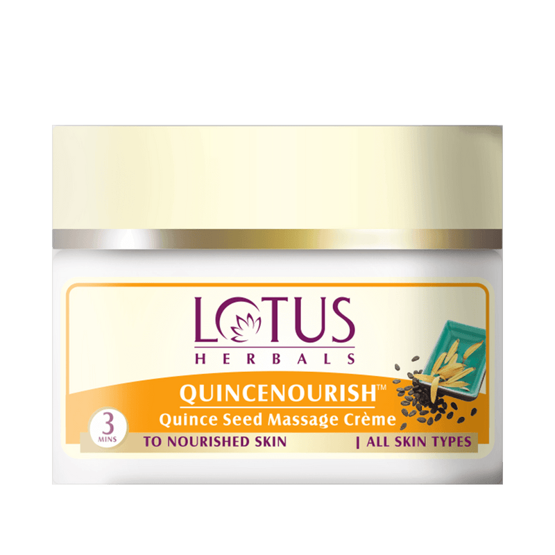 Lotus Herbals Quincenourish Quince Seed Nourishing Massage Creme, 50g