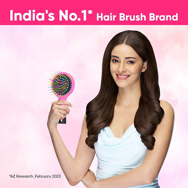 Vega Rainbow Hair Brush (with mirror) - R17-CB