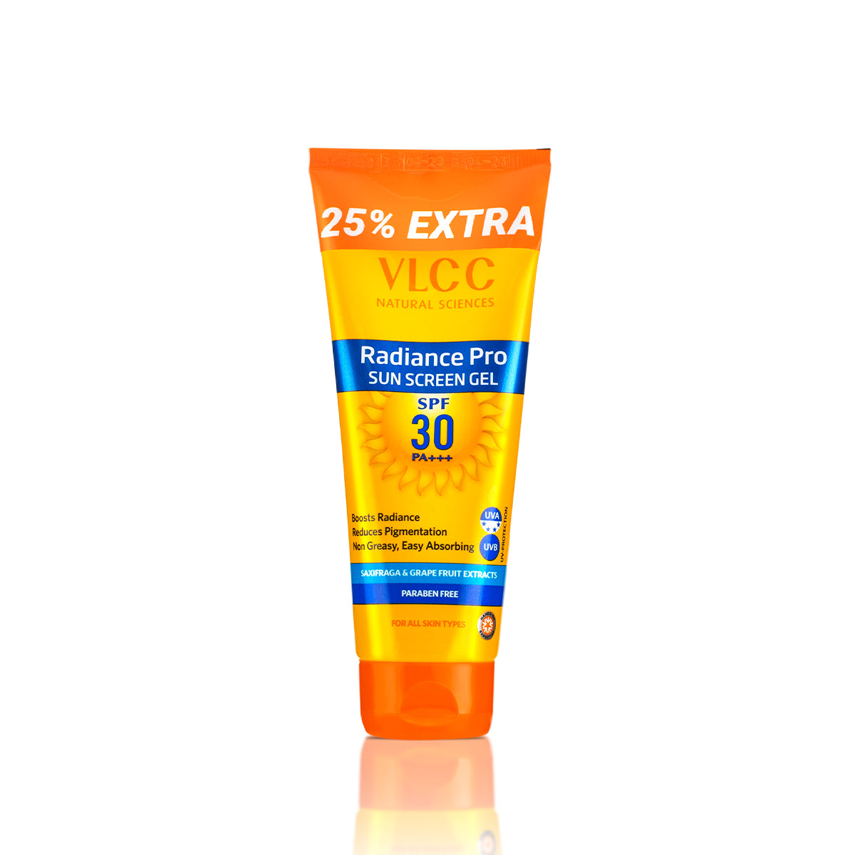 VLCC Radiance Pro SPF 30 PA+++ Sunscreen  Gel -  100 g with 25 g Extra - Buy from Indicrest