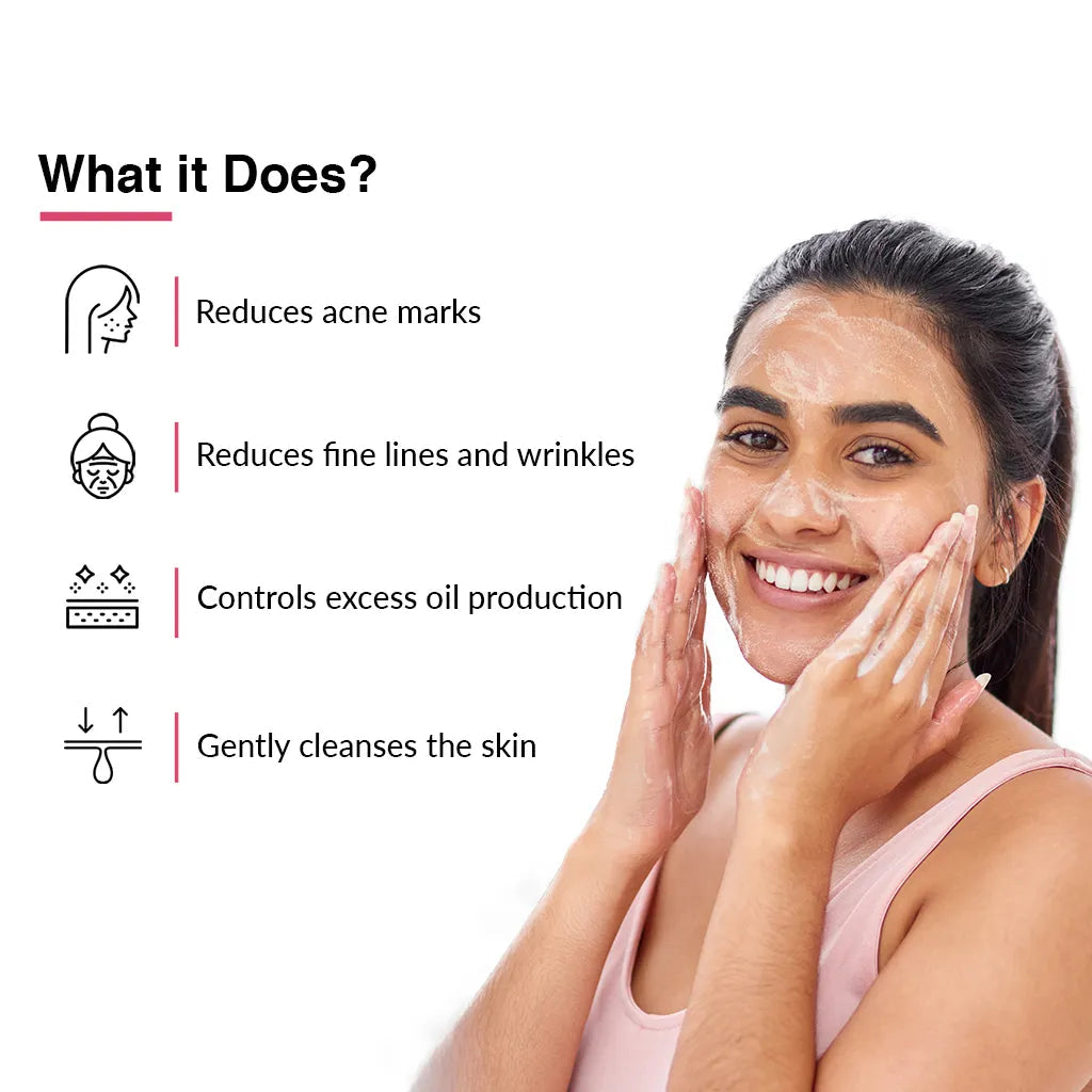Fixderma Reticuram Face Cleanser | Triple Action Formula to Cleanse + Exfoliate + Hydrate the Skin, 75ml - Image 5 - Buy from Indicrest