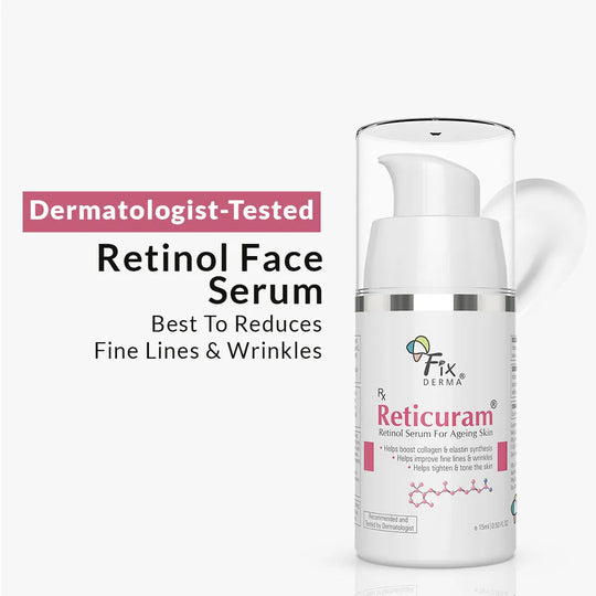 Fixderma Reticuram Serum | Next Generation Retinol Therapy for Aging Skin, 15ml - Buy from Indicrest
