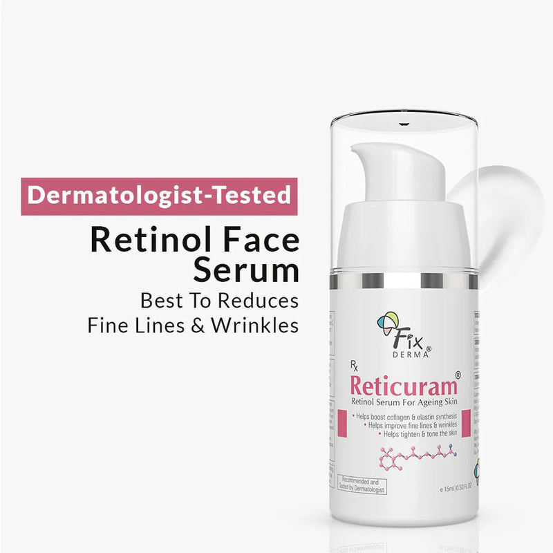Fixderma Reticuram Serum | Next Generation Retinol Therapy for Aging Skin, 15ml - Buy from Indicrest