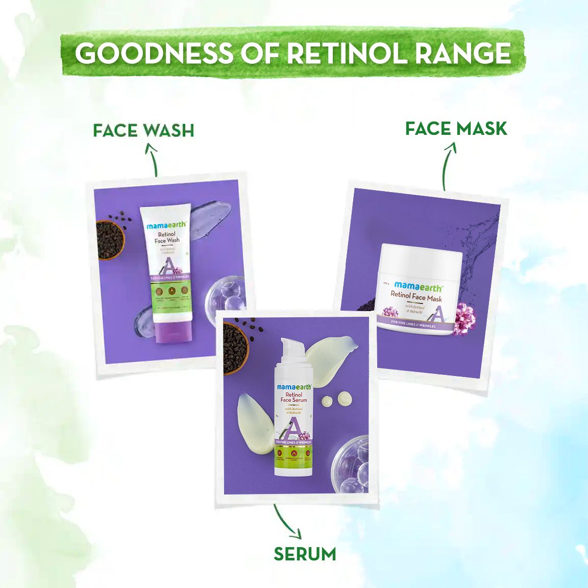 Mamaearth Retinol Face Mask with Retinol and Bakuchi for Fine Lines & Wrinkles, 100g - Image 5 - Buy from Indicrest