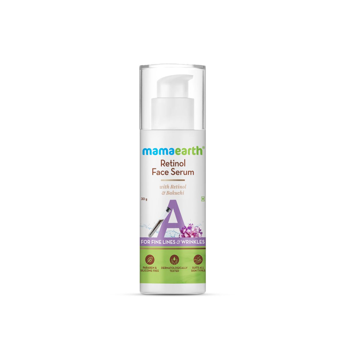 Mamaearth Retinol Face Serum with Retinol & Bakuchi for Fine Lines & Wrinkles, 30g - Image 8 - Buy from Indicrest