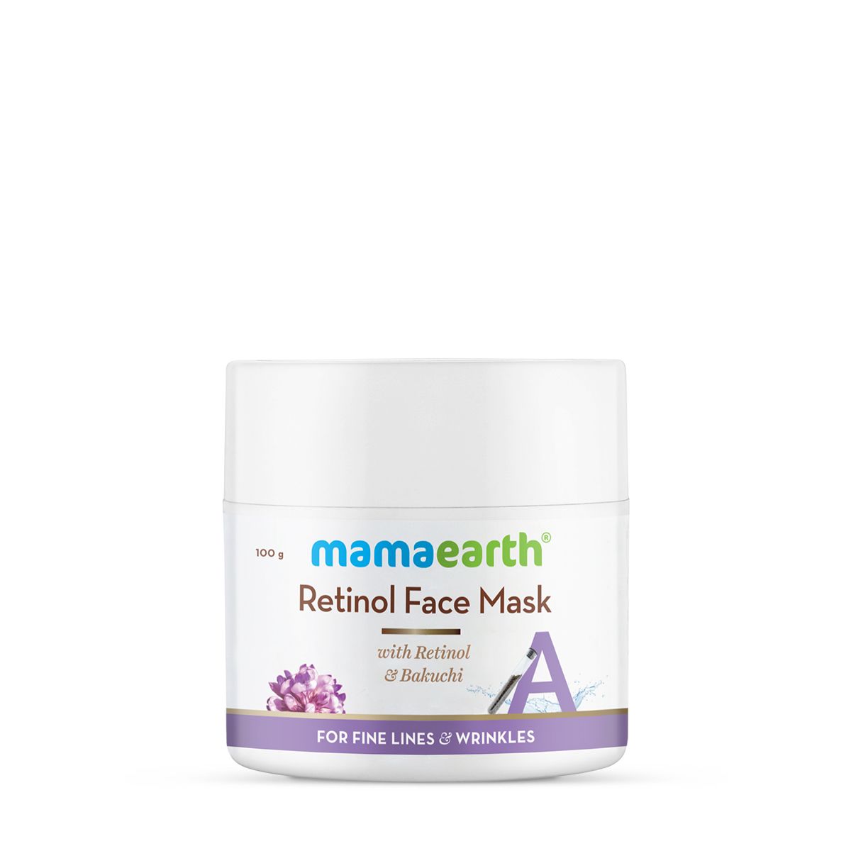 Mamaearth Retinol Face Mask with Retinol and Bakuchi for Fine Lines & Wrinkles, 100g - Image 7 - Buy from Indicrest