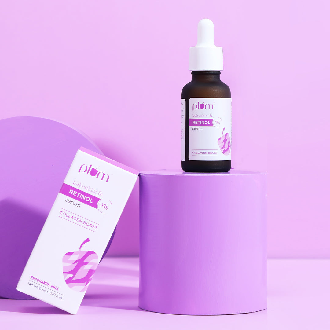 Plum 1% Retinol Serum for Face with Bakuchiol 30ml
