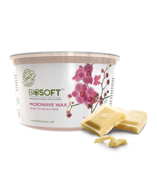 Biosoft White Chocolate Cream Microwave Wax - Buy from Indicrest