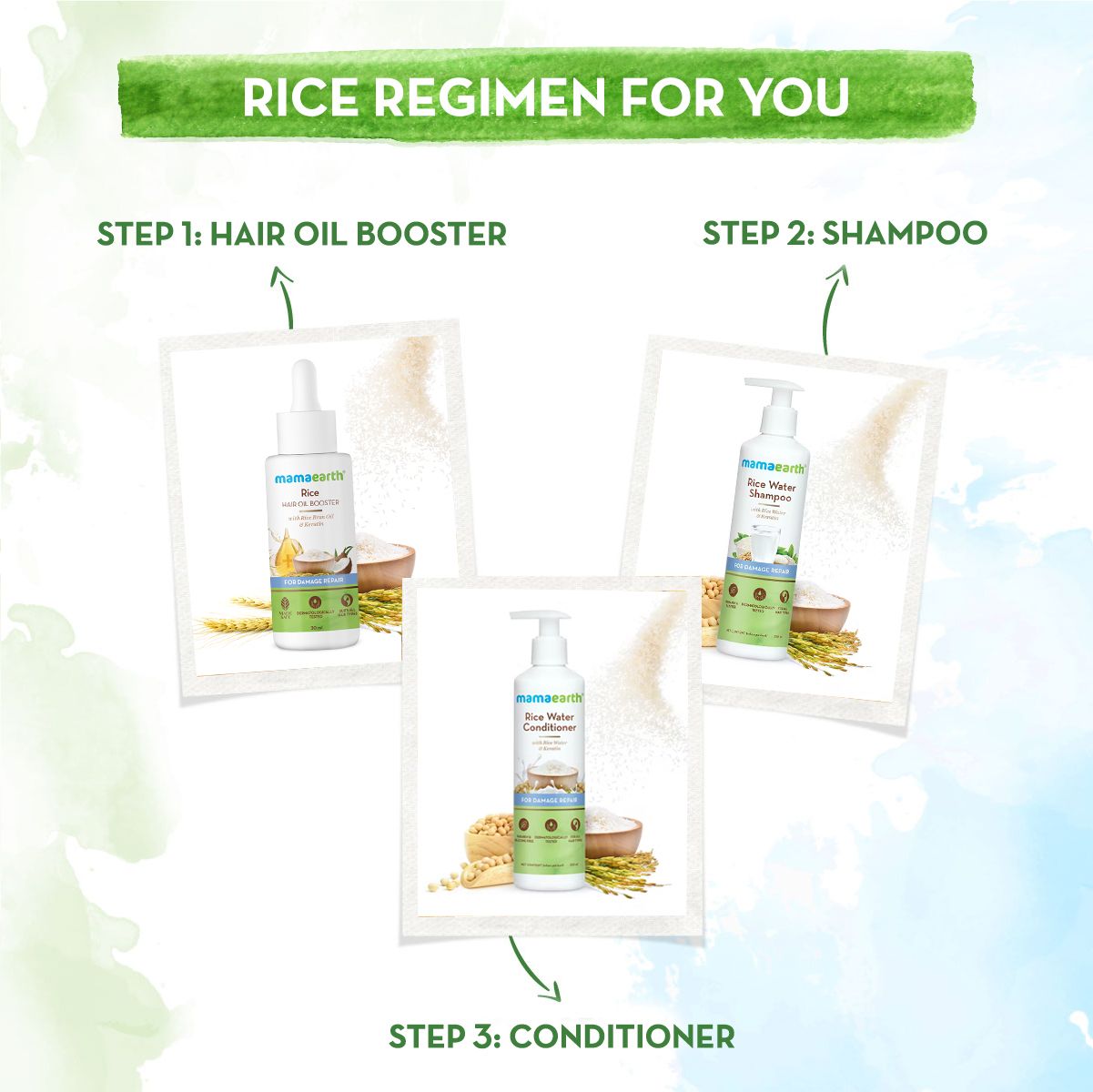 Mamaearth Hair Oil Booster, 30ml | Rice - Image 5 - Buy from Indicrest