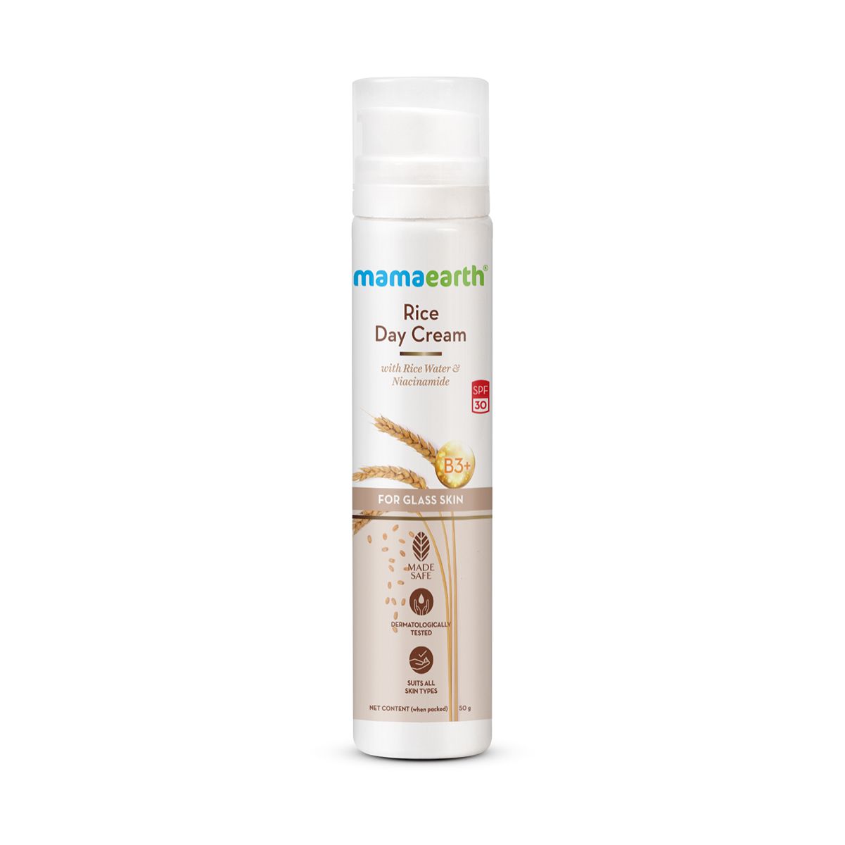 Mamaearth Rice Day Cream With Rice Water & Niacinamide for Glass Skin, 50g - Image 9 - Buy from Indicrest