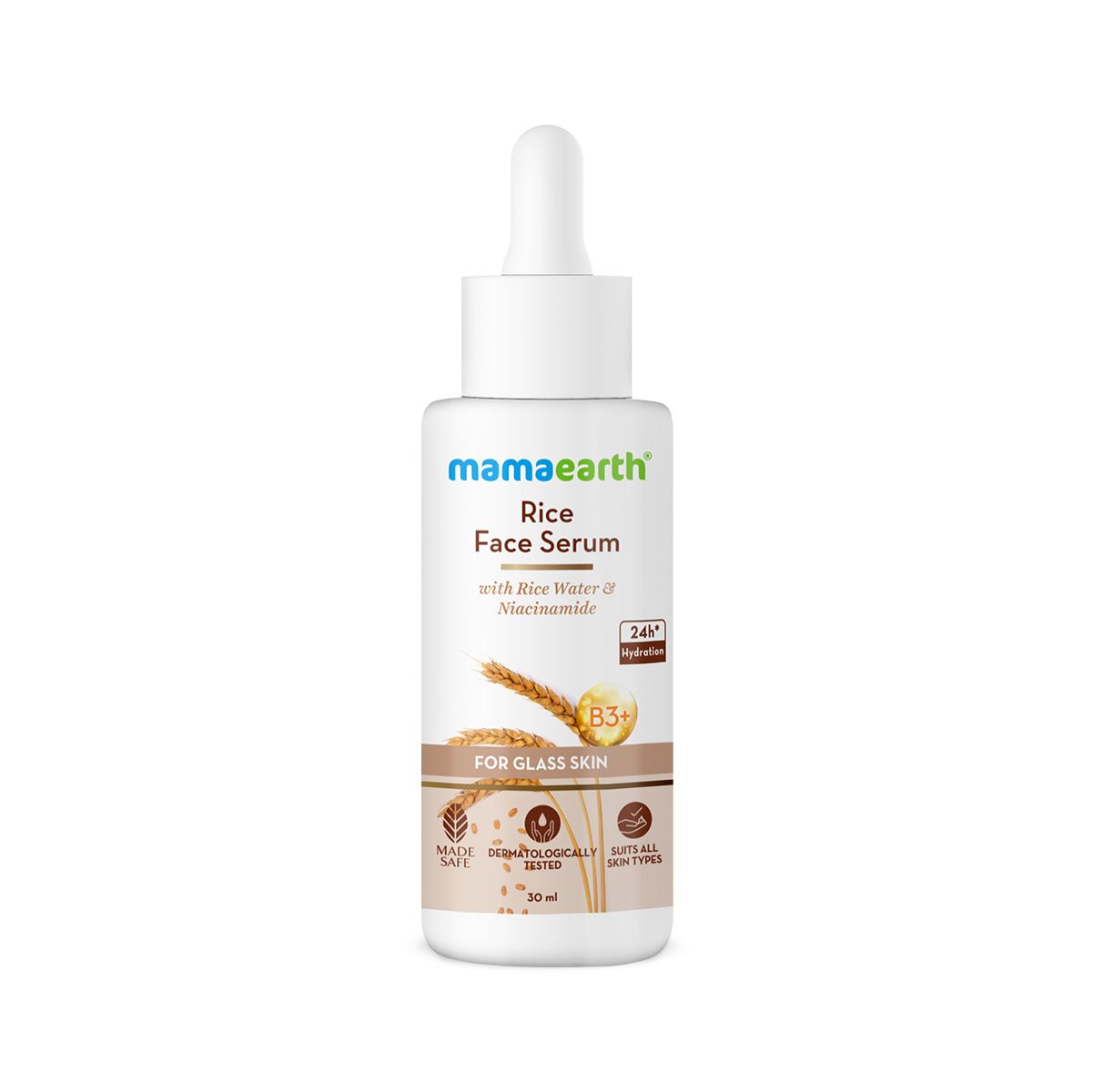 Mamaearth Rice Face Serum With Rice Water & Niacinamide for Glass Skin, 30ml - Image 10 - Buy from Indicrest