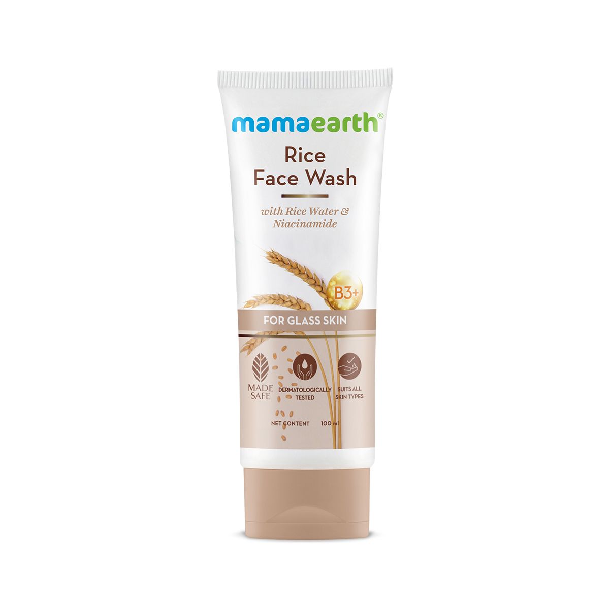 Mamaearth Rice Face Wash With Rice Water & Niacinamide for Glass Skin, 20ml - Image 9 - Buy from Indicrest