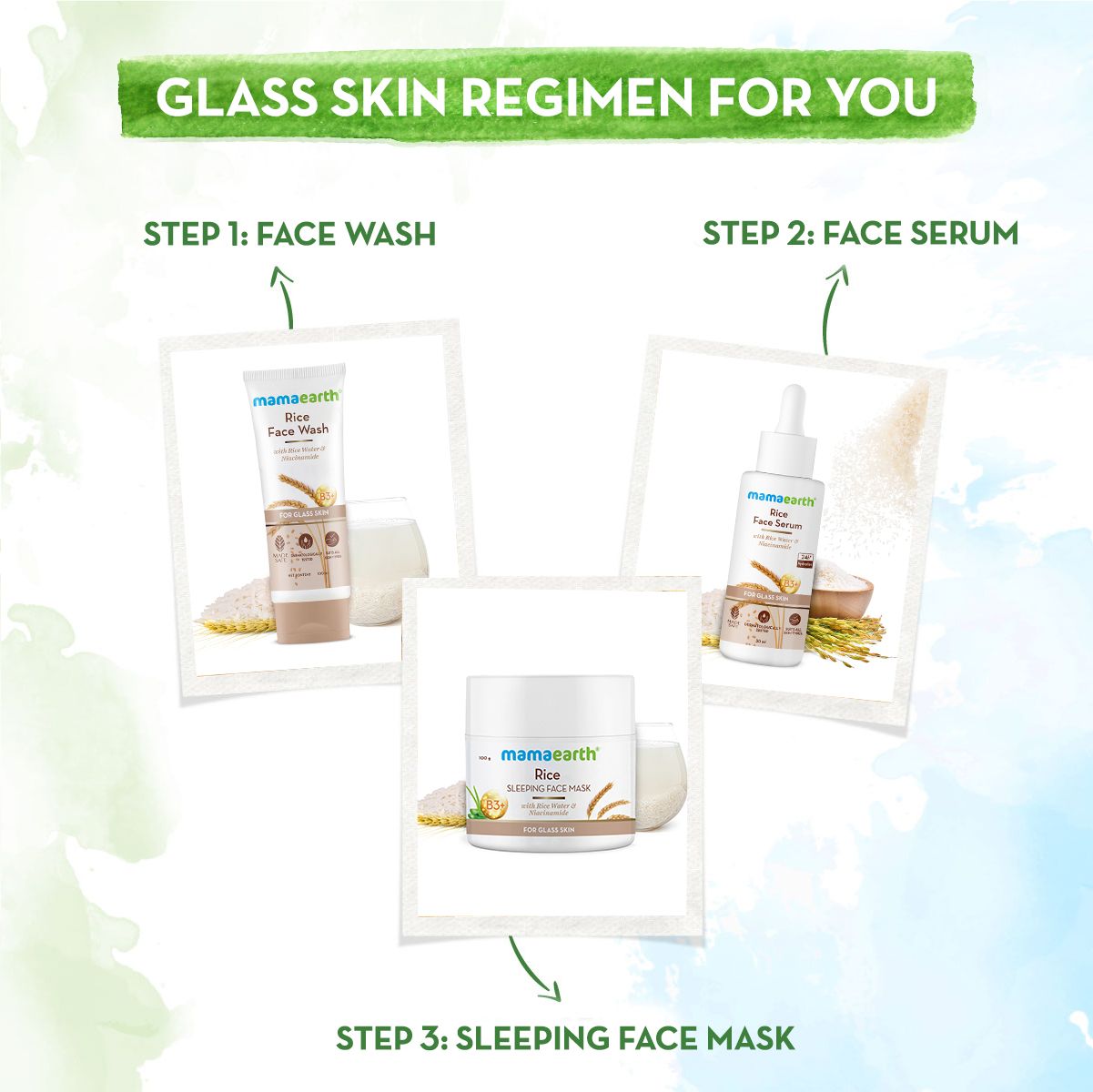 Mamaearth Rice Sleeping Face Mask With Rice Water & Niacinamide for Glass Skin, 100ml - Image 6 - Buy from Indicrest