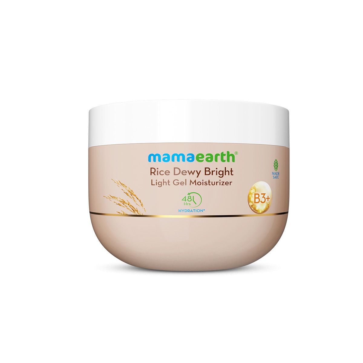 Mamaearth Rice Dewy Bright Light Gel Moisturizer with Rice & Niacinamide For Glass-skin Glow, 200g - Image 9 - Buy from Indicrest