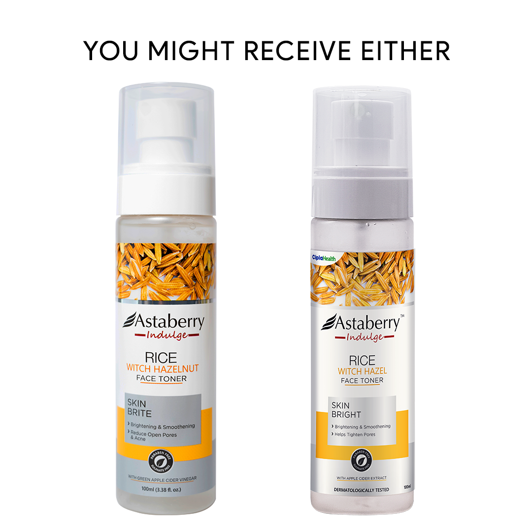 Astaberry Rice Witch Hazel Face Toner for Glowing Skin - 100ML - Image 3 - Buy from Indicrest